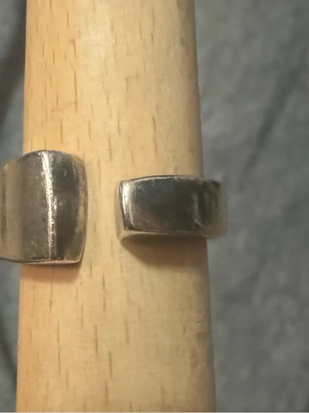 Minimal Modern Silver Band Ring